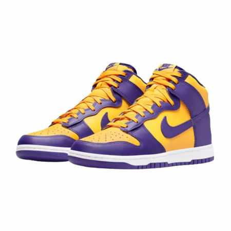 Nike Dunk Hi Retro Bttys ''Lakers'' [2]