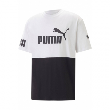 Puma Power Colorblock Tee Puma White [0]