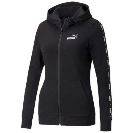 Femei - Puma Power Tape Full-Zip Hoodie TR Puma - 847119-01