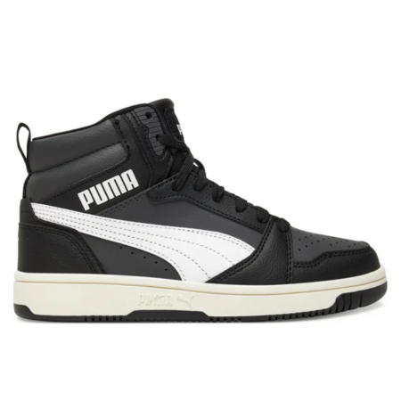 Noutăţi - Puma Rebound V6 Mid Jr PUMA Black-PUMA W 393831-29