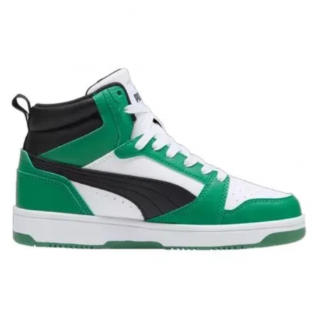 Pantofi sport - Puma Rebound V6 Mid Jr PUMA White-Archiv - 393831-10