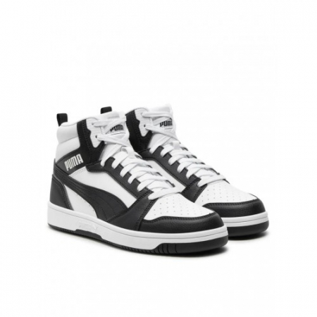 Puma Rebound V6 Mid Jr PUMA White-PUMA B 393831-01 [1]