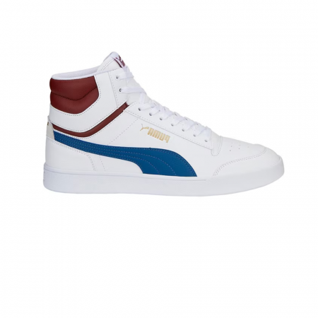 Puma Shuffle Mid Puma White-Lake Blue-In [0]
