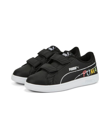Puma Smash V2 Home School V Ps Puma Blac 386200-01 [2]
