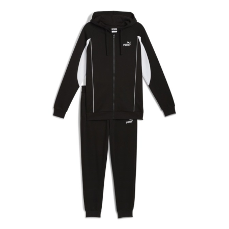 TRENING - Puma SPORT Hooded FZ Sweat Suit FL PUMA 688177-01