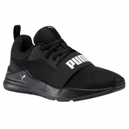 Puma Wired Run Jr Puma Black-Puma White [1]