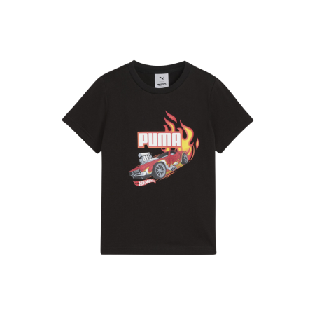 Copii și Adolescenti - PUMA X HOT WHEELS Graphic Tee PUMA Black 630069-01