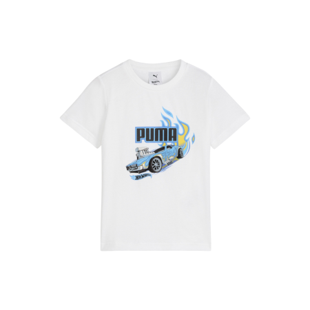 Copii și Adolescenti - PUMA X HOT WHEELS Graphic Tee PUMA White 630069-02