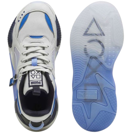 RS-X PLAYSTATION Jr Glacial Gray-Blue Sk 396657-01 [5]