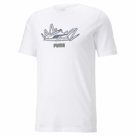 Promoții - Sneaker Graphic Tee Puma White