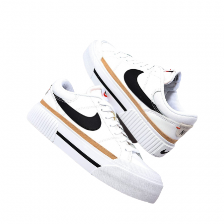 WMNS NIKE COURT LEGACY LIFT DM7590-100 [4]