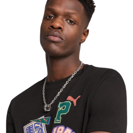 SPORTS LEGACY Front Graphic Tee PUMA Bla 629627-01 [1]