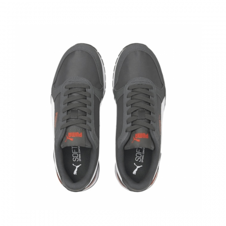 St Runner V2 Nl Jr Dark Shadow-Puma Whit [2]