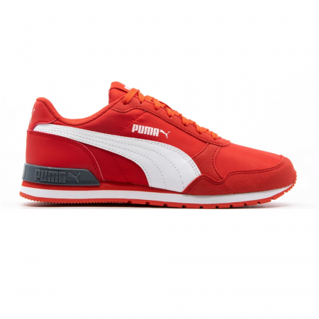 St Runner V2 Nl Jr Poppy Red-Puma White- [0]