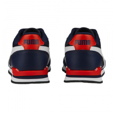 St Runner V3 Mesh Jr Peacoat-Puma White- [2]