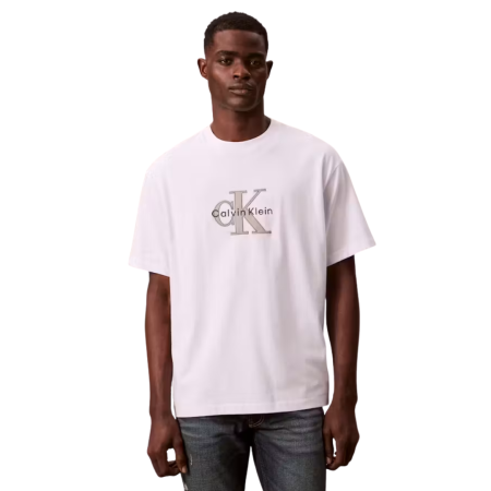 TRICOU - T-SHIRT MANICA CORTA COTONE 16S TRICOLOR MONOLOGO GRAPHIC 4RE815G-YAF