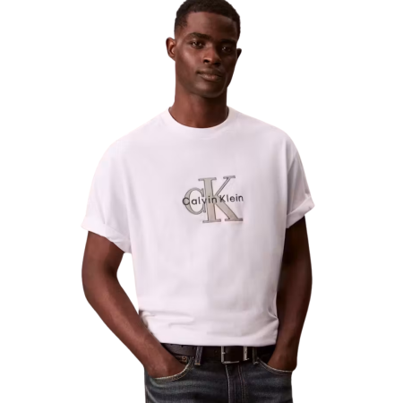 T-SHIRT MANICA CORTA COTONE 16S TRICOLOR MONOLOGO GRAPHIC 4RE815G-YAF [1]