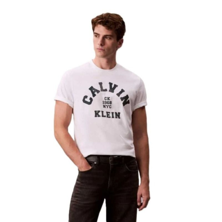 Bărbaţi - T-SHIRT MANICA CORTA COTONE 20S COLLEGE GRAPHIC LV04RE810G-YAA