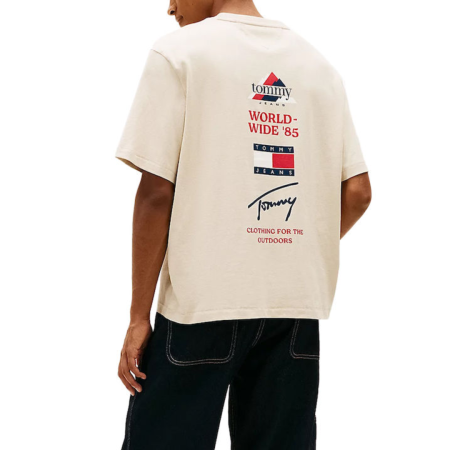 T-SHIRT MANICA CORTA COTONE 90S BACKPRINT PEAKS DM0DM22337-ABY [3]