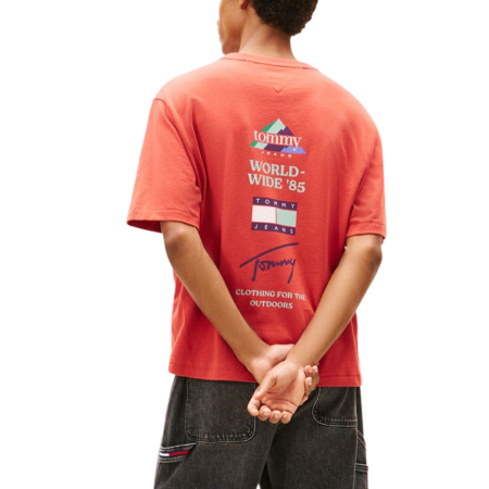 T-SHIRT MANICA CORTA COTONE 90S BACKPRINT PEAKS DM0DM22337-XL0 [2]
