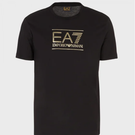 T-Shirt Manica Corta Cotone Pima Cotton Big Logo - Gold Label [0]