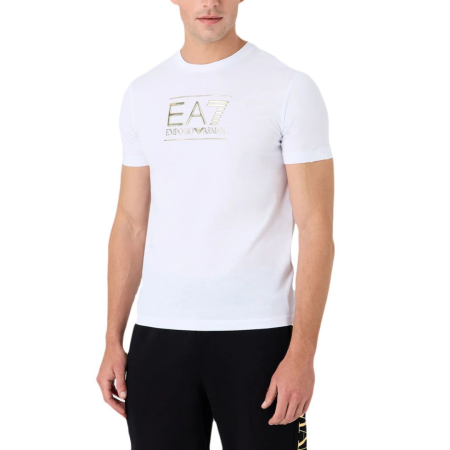 Bărbaţi - T-Shirt Manica Corta Cotone Pima Cotton Big Logo - Gold Label PJM9Z-6RPT19-1100