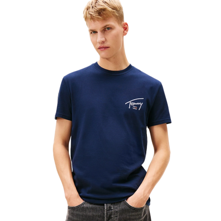 Promoții - T-SHIRT MANICA CORTA COTONE REGULAR BACKPRINT SIGNATURE DM22320-C1G