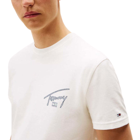 T-SHIRT MANICA CORTA COTONE REGULAR BACKPRINT SIGNATURE DM0DM22320-YBL [1]