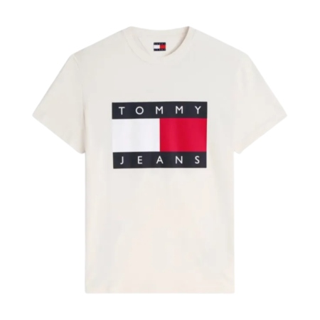 T-SHIRT MANICA CORTA COTONE REGULAR BIG FLAG LOGO EXTENEDED DM0DM22645-AEF [3]