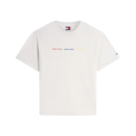 T-SHIRT MANICA CORTA COTONE REGULAR LOGO TJ REPEAT DM0DM23180-YBH [3]