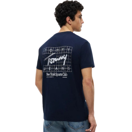 T-SHIRT MANICA CORTA COTONE REGULAR SIGNATURE FLAG DM0DM23177-C1G [2]