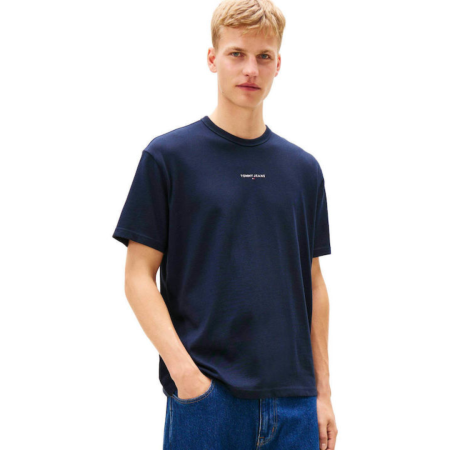 Bărbaţi - T-SHIRT MANICA CORTA COTONE RELAXED LINEAR LOGO DM21110-C1G