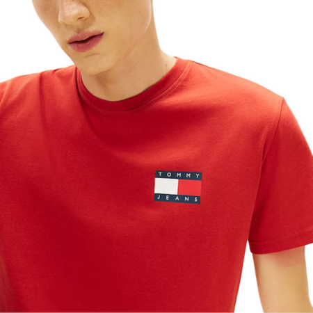 T-SHIRT MANICA ORTA COTONE SLIM ESSENTIAL FLAG DM0DM20740-XL0 [2]