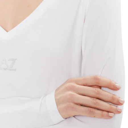 T-Shirt Ml V Neck TJFKZ-8NTT52-0101 [2]