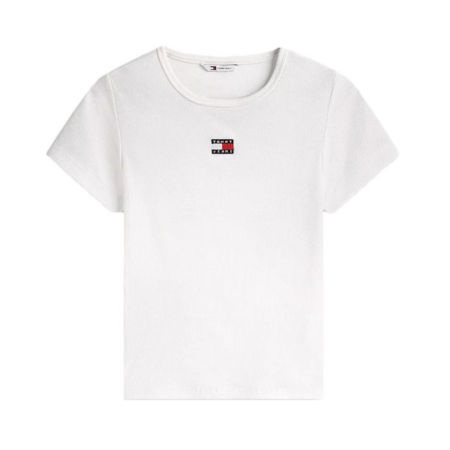 TJW SLIM BADGE RIB TEE DW0DW17881-YBL [4]