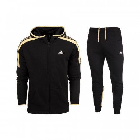 TUTA FELPA FULL ZIP CAPPUCCIO COLORBLOCK [0]