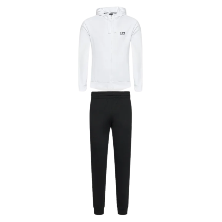 Tuta Felpa Full Zip Cappuccio Logo Id PJ05Z-8NPV80-22BA [7]