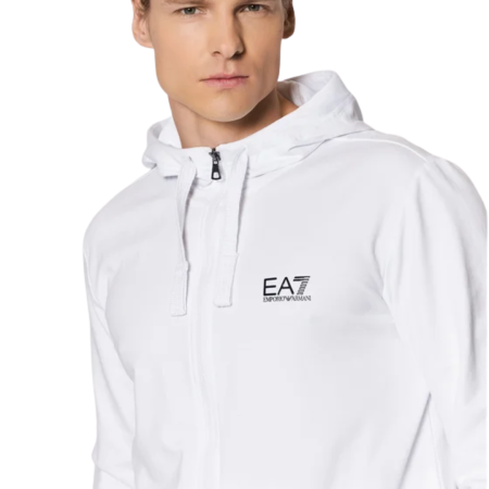 Tuta Felpa Full Zip Cappuccio Logo Id PJ05Z-8NPV80-22BA [1]