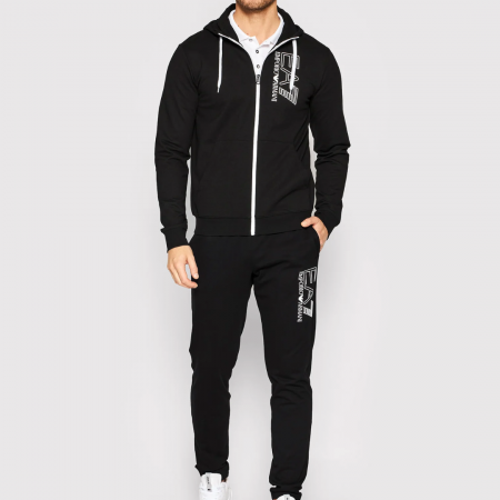 Tuta French Terry Insertata Full Zip Cappuccio Logo Visibility PJ05Z-3LPV52-28BP [1]