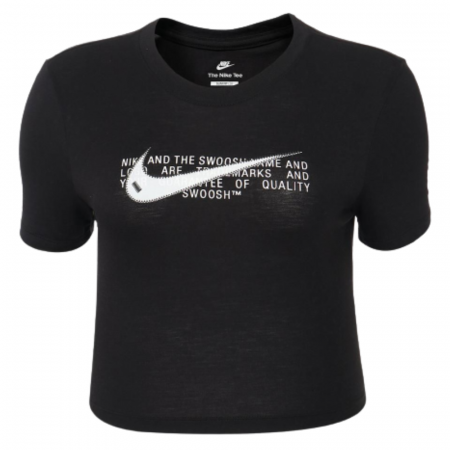 W Nsw Tee Slim Crp Swoosh [0]
