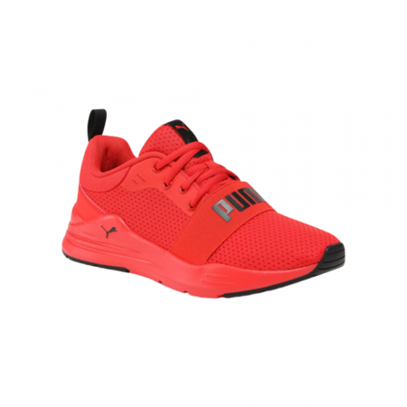 Puma Wired Run Jr High Risk Red-Puma Bla [1]
