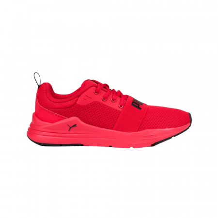 Puma Wired Run Jr High Risk Red-Puma Bla [0]
