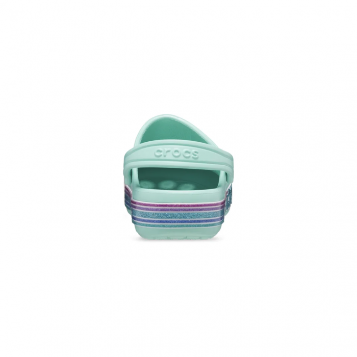 CROCS BAYABAND RAINBOW GLITTER CLOG KIDS [5]