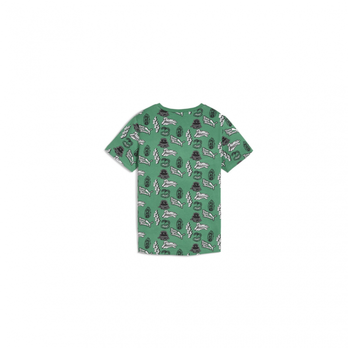Tricou Baieti ESS+ MID 90s AOP Tee B Archive Green [2]