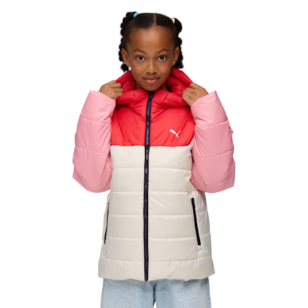 JACHETA - ESS Hooded Padded Jacket Alpine Snow 685226-87