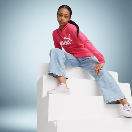 Hanorac Fete ESS Logo Hoodie TR G Garnet Rose [2]