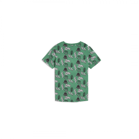 Tricou Baieti ESS+ MID 90s AOP Tee B Archive Green [1]