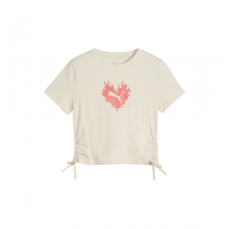 Promotii - FLAMING LOVE Knotted Tee G Alpine Snow 685108-87