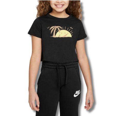 G NSW Tee Sun Swoosh Crop [0]