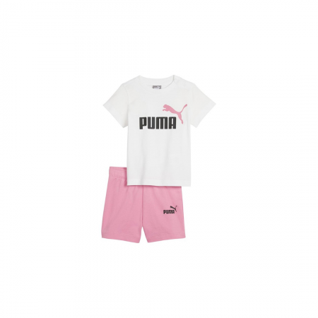Compleuri - Minicats Tee & Shorts Set Fast Pink